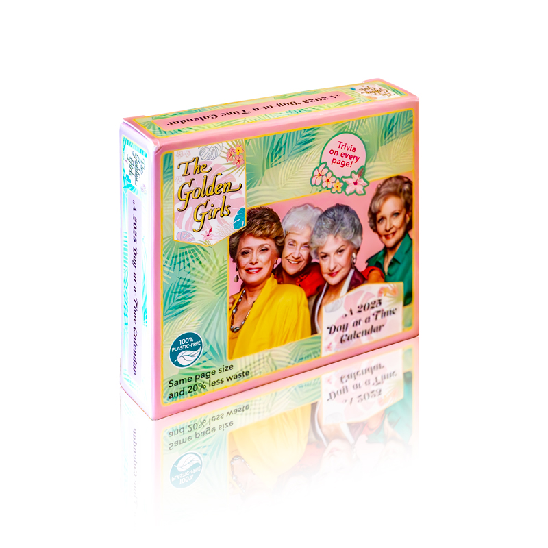 Foto eines Golden Girls-Tischkalenders